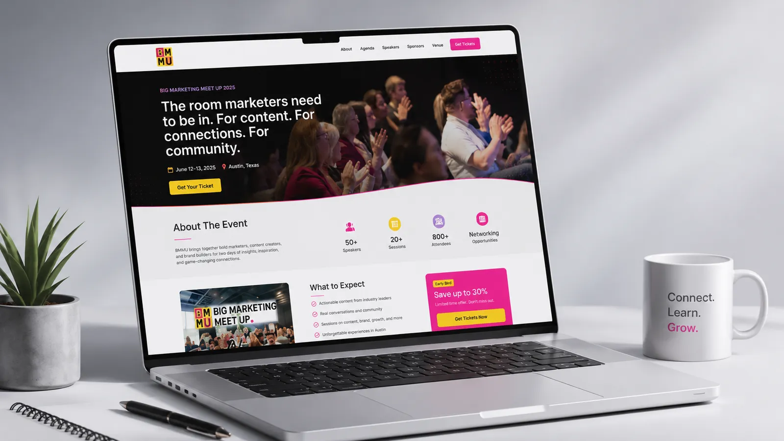 BMMU 2025 — Marketing conference branding